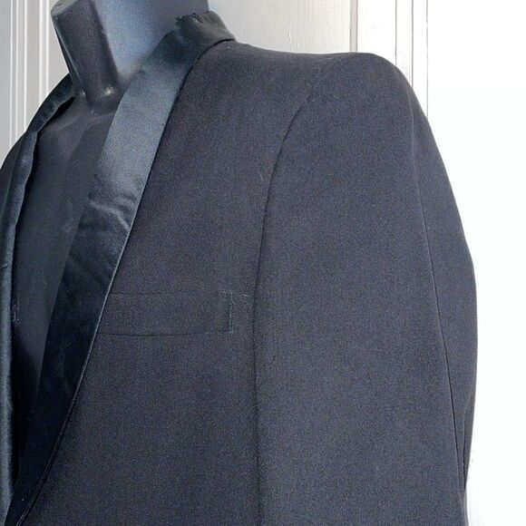 Vtg After Six by Rudofker black tuxedo jacket - Picture 4 of 12